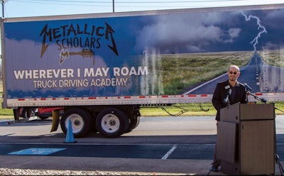 Elizabethtown Community and Technical College recently held an event to showcase its driver training program and announced the next phase of a scholarship program supported by Metallica.