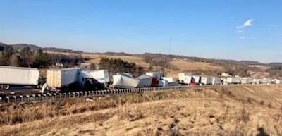 Jeff Clark, a seasoned veteran driver for De Pere, Wisconsin-based Paper Transport, was on eastbound Interstate-94 near Osseo. Jeff felt his tractor break traction at the 80-mile marker.