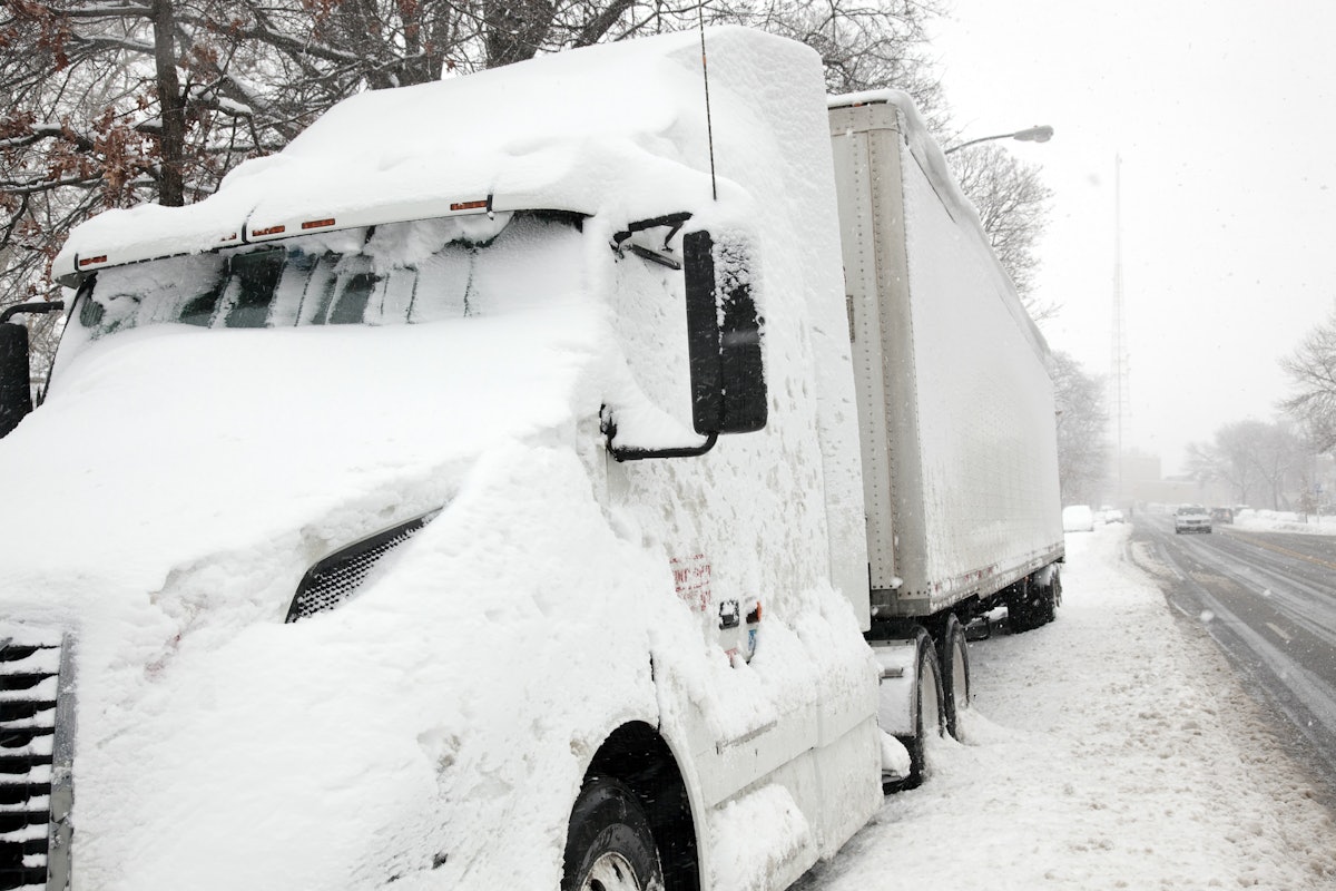 Winter weather impacts trucking fleet maintenance practices