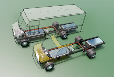 Lightning e-chassis all-electric van commercial EV