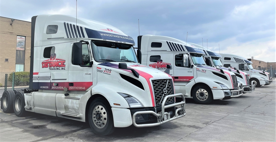 Distance Trucking, Inc semi-truck tractor