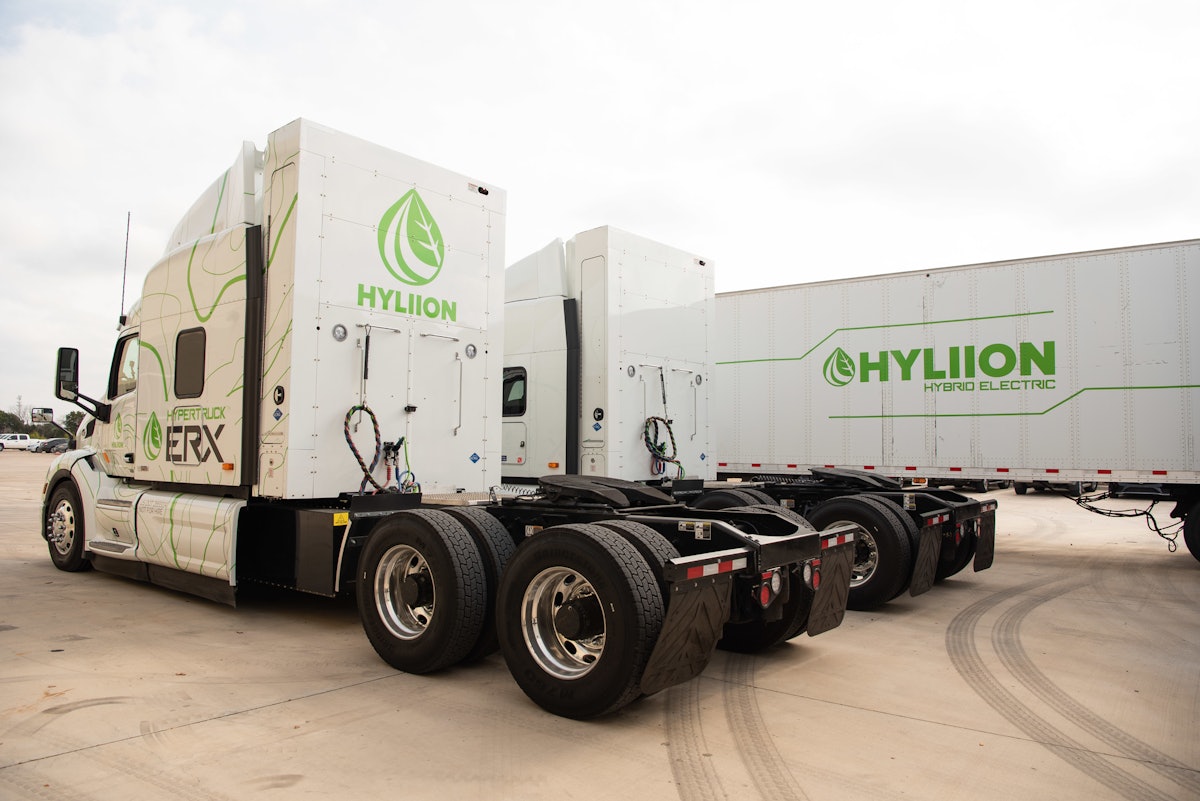 Hyliion hybrid discount electric truck