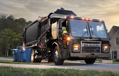 The new Mack LR Electric features a longer range than its predecessor, Mack says.