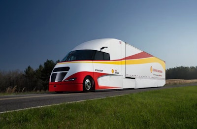Shell's ultra-streamlined Starship concept represents today's best effort to move freight efficiently by truck, and it's powered by diesel.