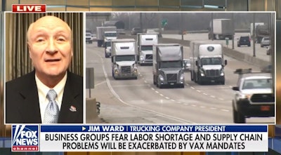 Current TCA chairman and incoming TCA president Jim Ward on Fox News to discuss industry constraints at the height of the supply chain crisis last fall.
