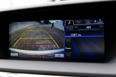 review backup camera screen