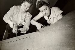 female workers in World War II