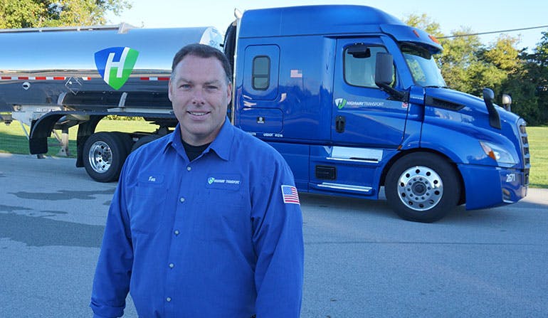 Highway Transport driver Thomas Frain was named NTTC's Tank Driver of the Year.