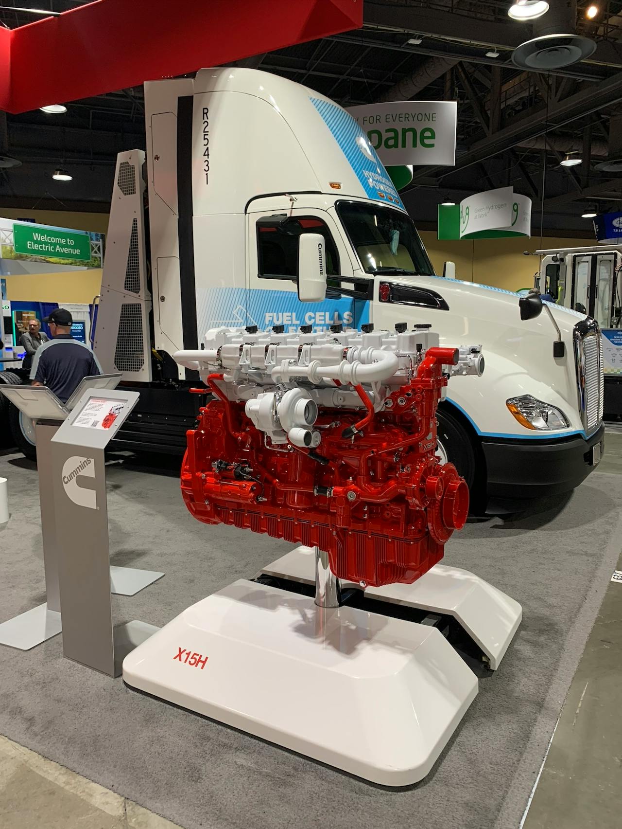 Cummins introduced their hydrogen engine, the X15H, recently at the Advanced Clean Transportation Expo in Long Beach, Calif. Through a new fuel agnostic approach, Cummins will be offering a variety of powertrains on the way to zero emissions including hydrogen internal combustion, hydrogen fuel cell, natural gas, propane, gasoline and all-electric. “We’ve established significant goals as part of our PLANET 2050 sustainability strategy, including a target of zero emissions,” said Srikanth Padmanabhan, president of engine business at Cummins. “Reducing well-to-wheels carbon emissions requires innovation of both energy sources and power solutions.'