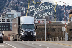 Freightliner eCascadia truck