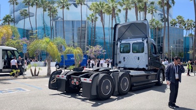 Alt fuel proponents have looked to the Ride n' Drive event at ACT Expo in Long Beach, Calif. as another way to help attract more fleets to green powertrains. Fleet operators lined up for two hours Tuesday and three hours Wednesday to take a spin. An all-time high of 43 trucks and vans were on display with 16 of those available for Ride and Drive. This year's expo easily broke attendance records with 8,300 accounted for by Tuesday, a 60% jump from last year. Due to its surge in growth, next year's expo will be held at the convention center in nearby Anaheim.