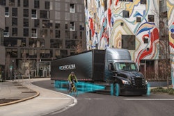 Detroit's Active Side Guard Assist on an eCascadia