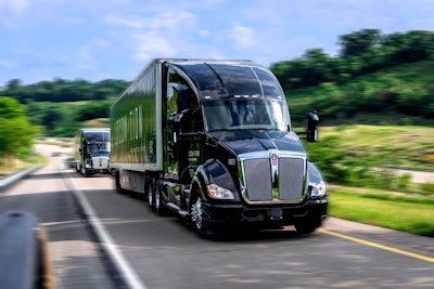 Locomation truck on the road