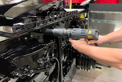 Kenworth truck being assembled