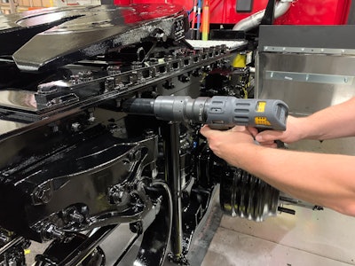 Kenworth truck being assembled