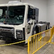 Mack LR Electric on site at Mack Truck Academy and Volvo Trucks Academy training center in Tinley Park, Ill.