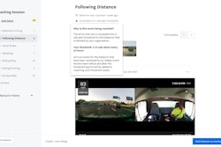 Driver being coached following In-Cab Nudges alerts