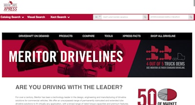 Meritor website