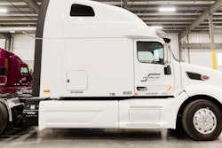 Freymiller tractor in a service bay