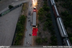 Truck involved in deadly Texas human smuggling attempt