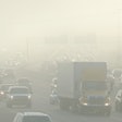 traffic in smog