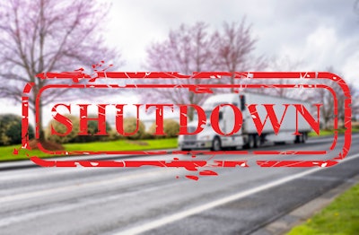 Trucking shutdown order