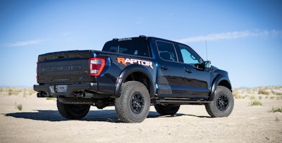 2023 F 150 Raptor R Exterior Antimatter Blue 05