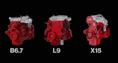 Cummins' agnostic engine designs for the B6.7, L9 and X15