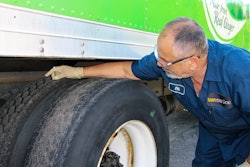 inspecting a tire