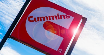 Cummins' sign in the air
