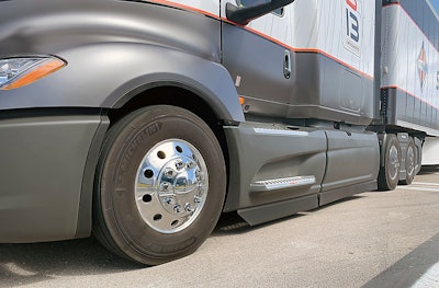 International LT side view