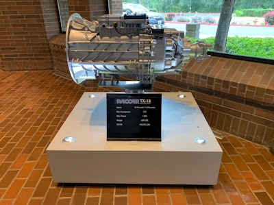 Kenworth TX-18 on display