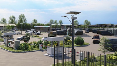 Voltera truck charging infrastructure