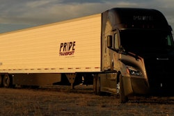 Pride Transport truck