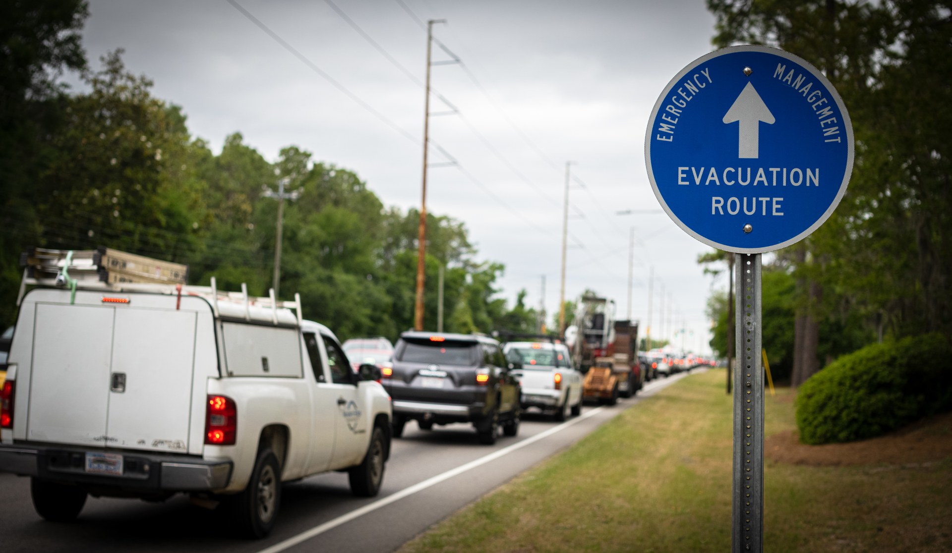 Hurricane evacuation route
