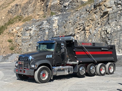 Mack Granite in a quarry