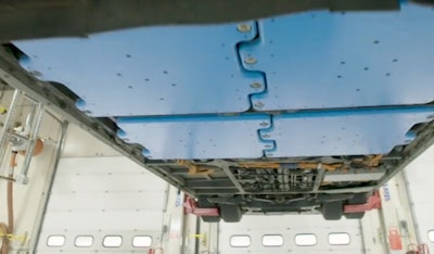Receiving pads on the bottom of this bus receive A/C current from charging pads through a magnetic field according to InductEV Chief Innovation Officer Andy Daga.