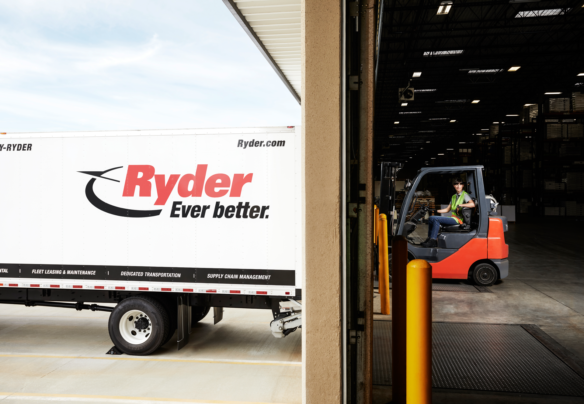 Ryder forklift