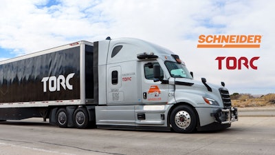 Schneider and Torc Robotics