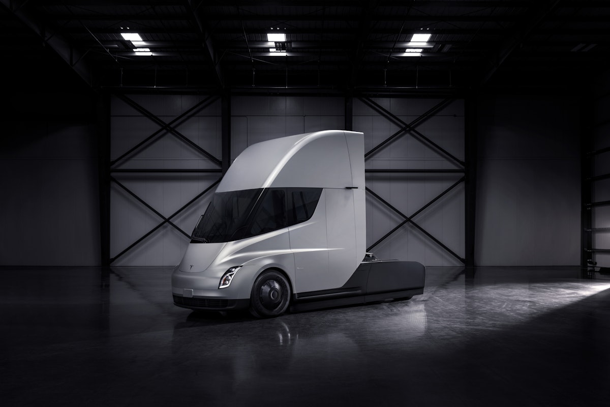 tesla semi truck weight