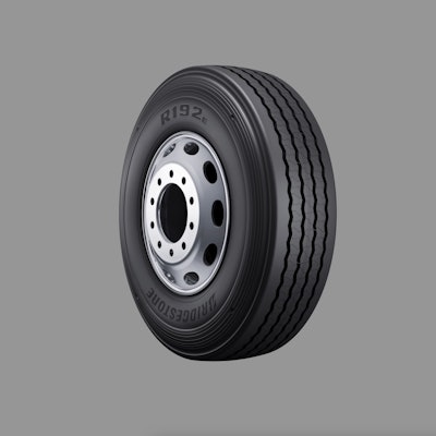 Bridgestone r192e tire for electric trucks, busses, vans