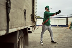 Driver working out