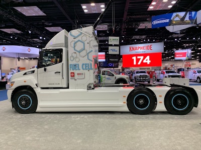 Hino Toyota fuel cell Class 8 truck