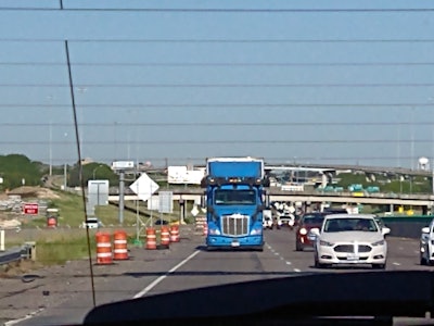 driverless truck in Texas