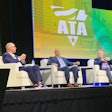 Pictured are Andrew Boyle, co-president of Boyle Transportation and American Trucking Associations Vice Chairman; Bob Costello American Trucking Associations chief economist and senior vice president; and MUFG Securities Americas Managing Director, Global Head of Investment Banking Capital Markets Strategy, Tom Joyce.