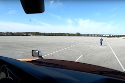 dash view from truck