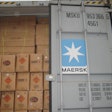 an open shipping container