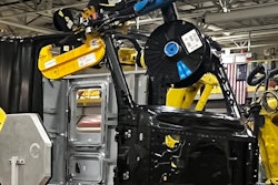 Kenworth truck assembly line