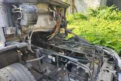 stripped truck frame