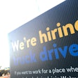 drivers wanted sign